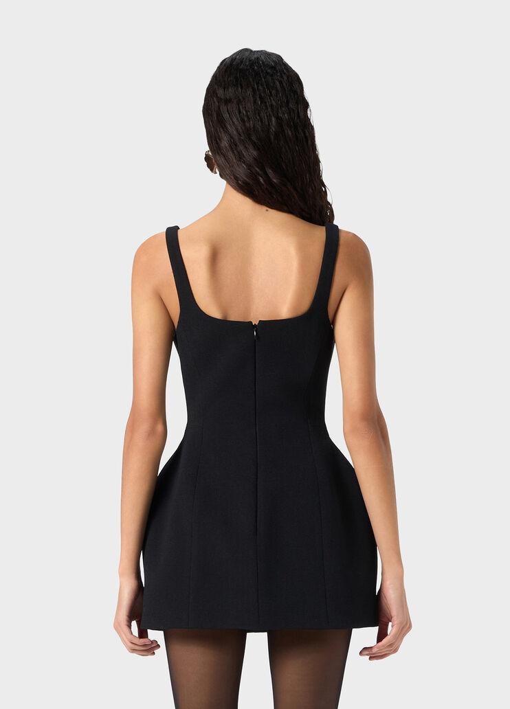 Short dress in crepe with jewel details  Blumarine - large image number 1