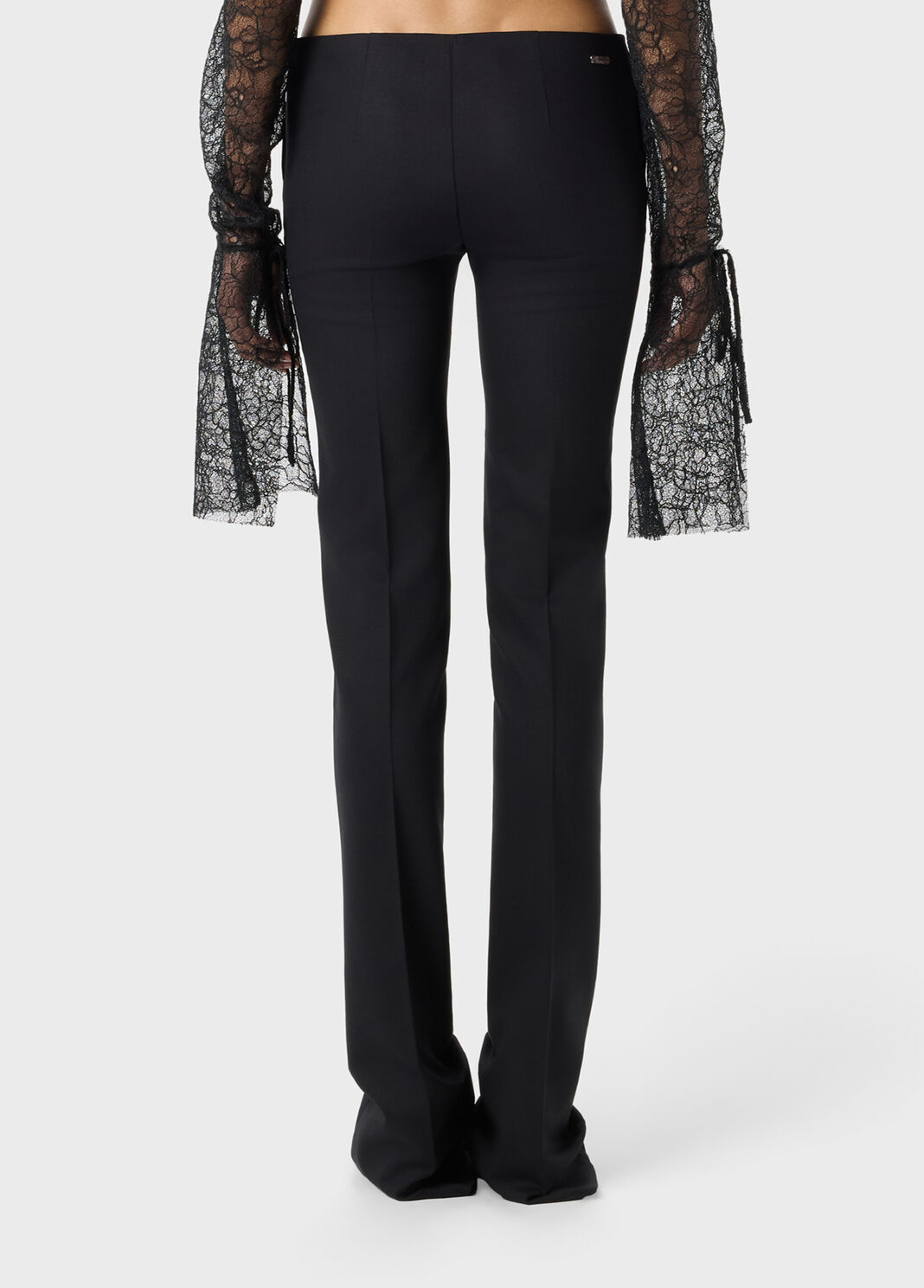 Slim trousers in compact fabric  Blumarine - large image number 1