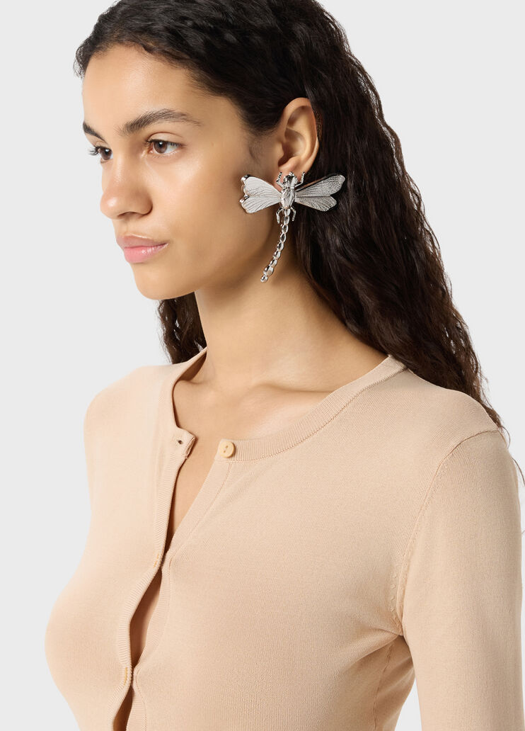 Metal Dragonfly Earrings  Blumarine - medium