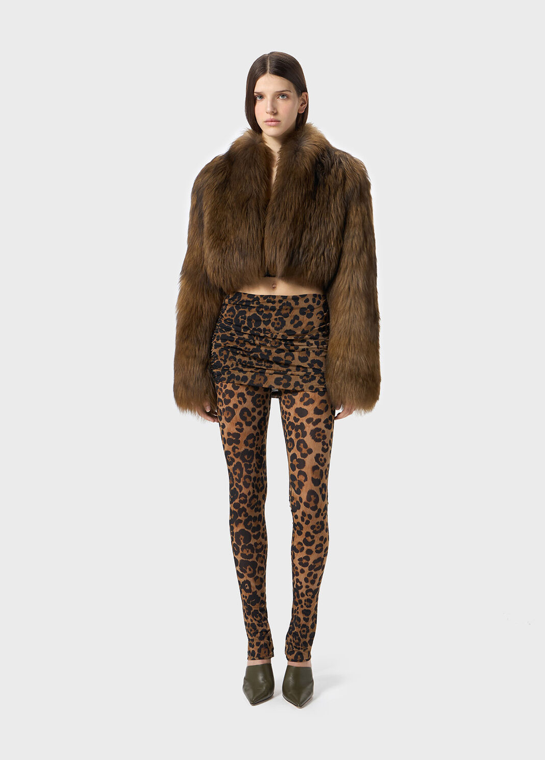 Short fur coat in cashmere goat hair  Blumarine - large image number 3