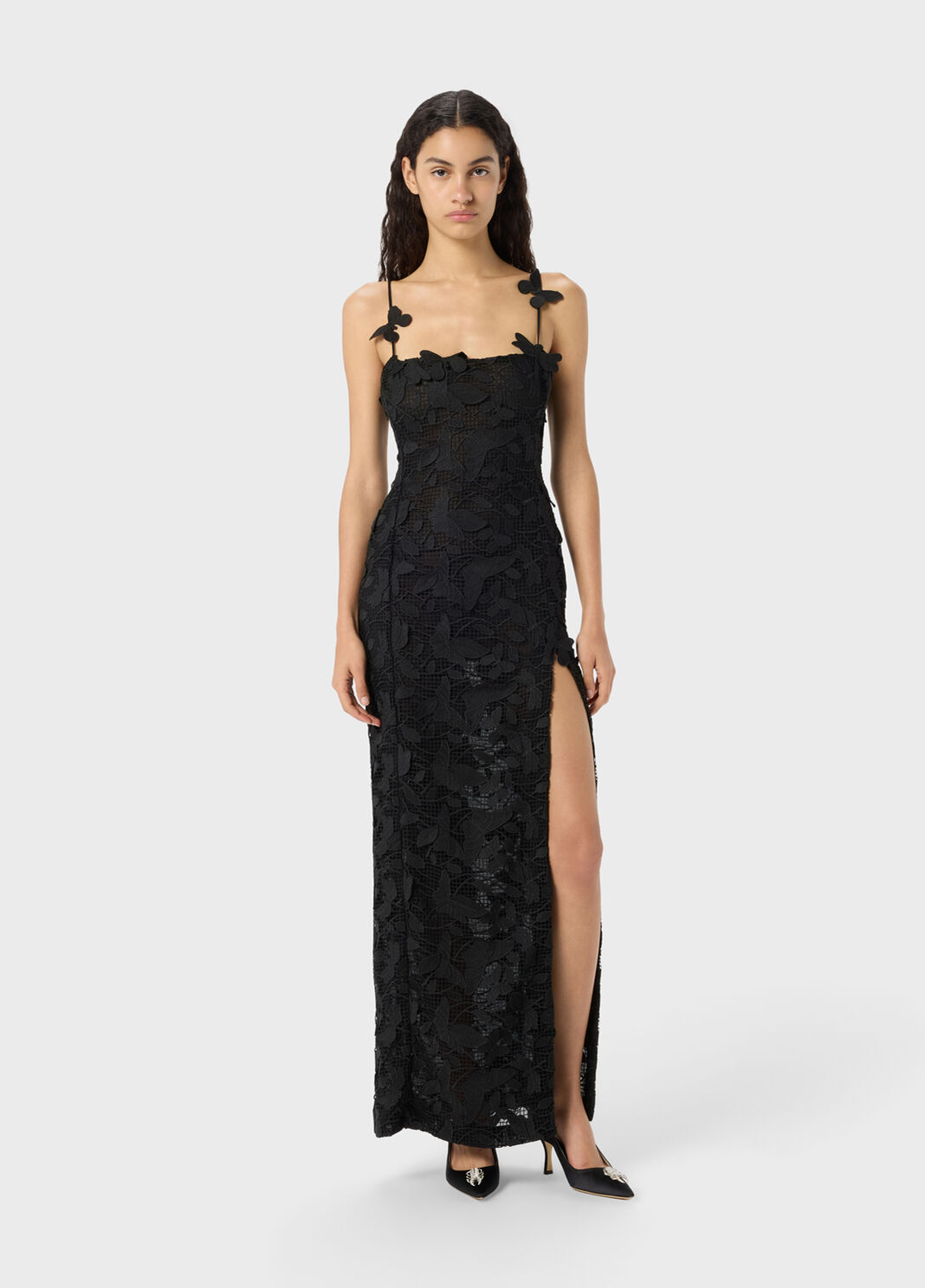 Long dress in macram&eacute; lace  Blumarine - large image number 3