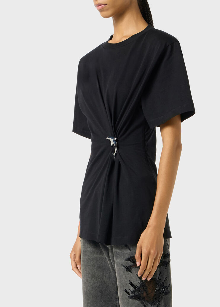 Jersey T-shirt with gathering  Blumarine - large image number 2