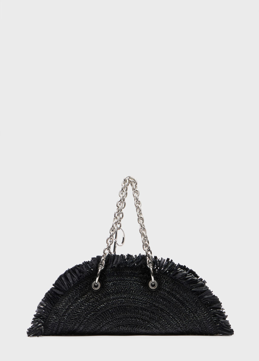 Raffia shoulder bag - Blumarine