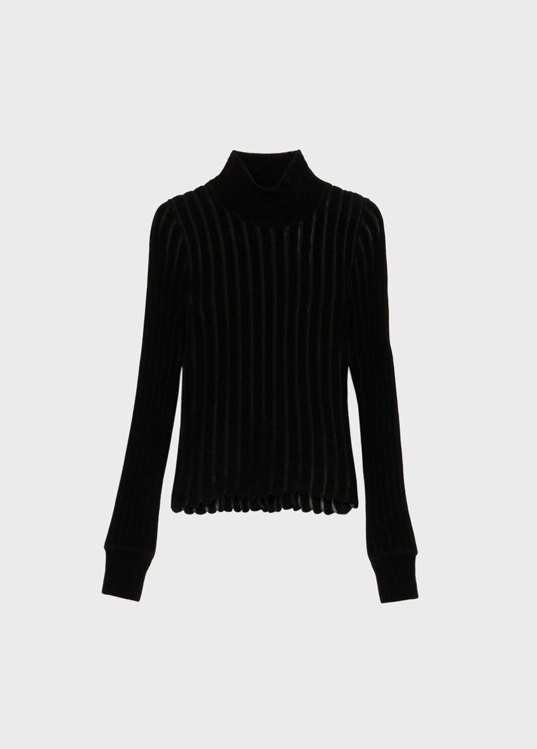 Ribbed see-through knit turtleneck  Blumarine - large image number 4