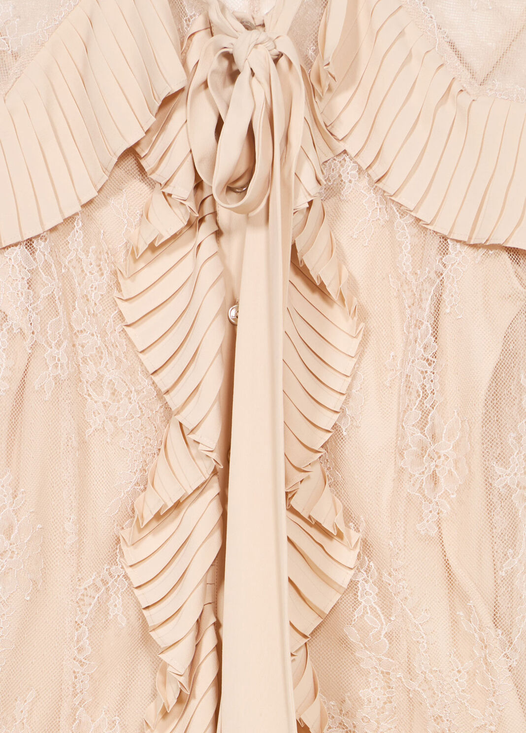 Lace shirt with pleated flounce  Blumarine - large image number 6