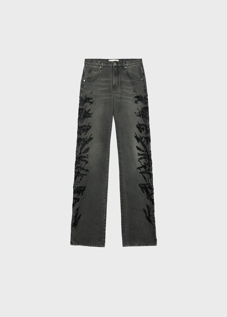 Straight-leg jeans with embroidery  Blumarine - medium