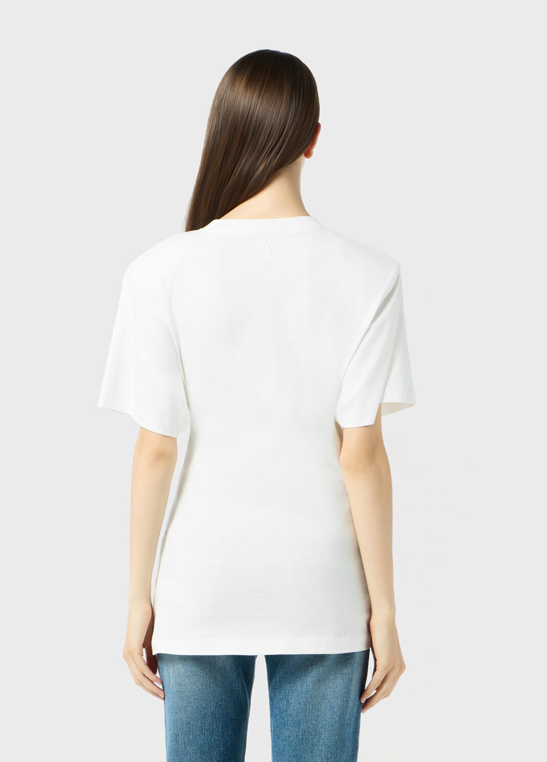 Jersey T-shirt with gathering  Blumarine - large image number 1