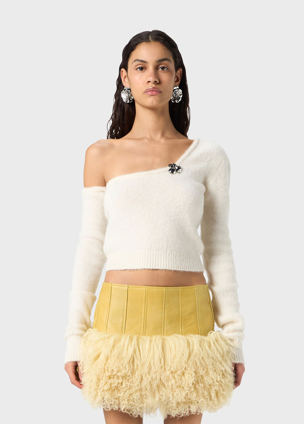 Einseitiges oberteil mit metallblume  Blumarine - large image number 0