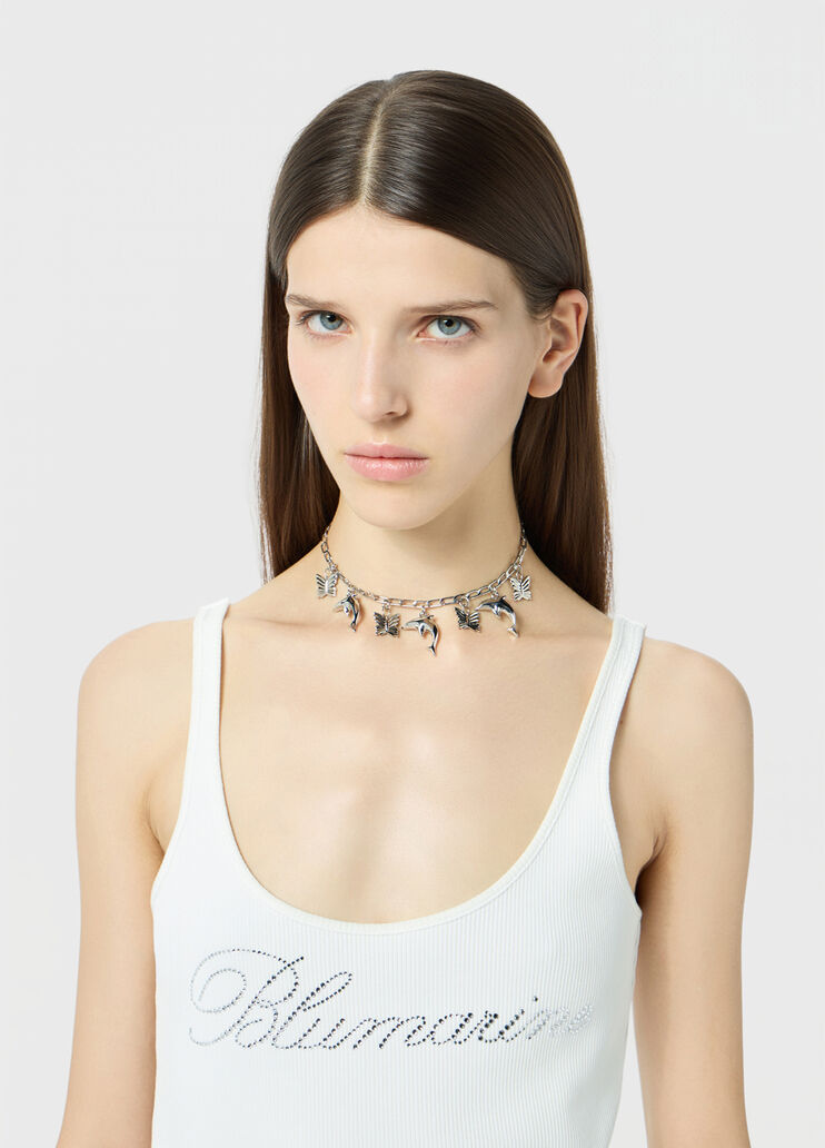 Metal choker with charms  Blumarine - medium