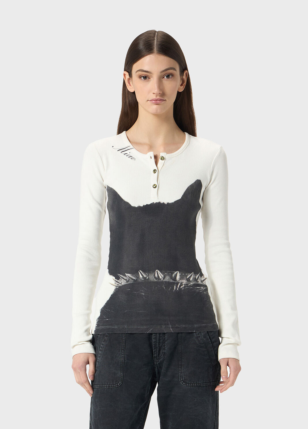 Pullover aus jersey mit aufdruck  Blumarine - large image number 0