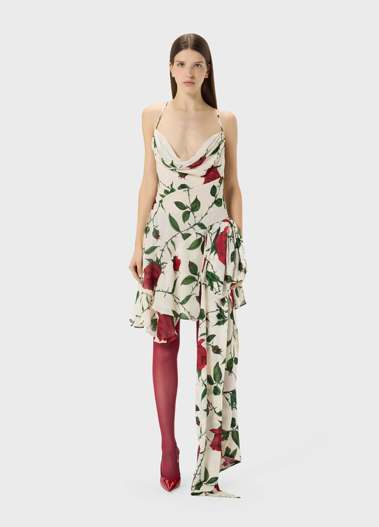 Printed jersey dress with bow  Blumarine - medium