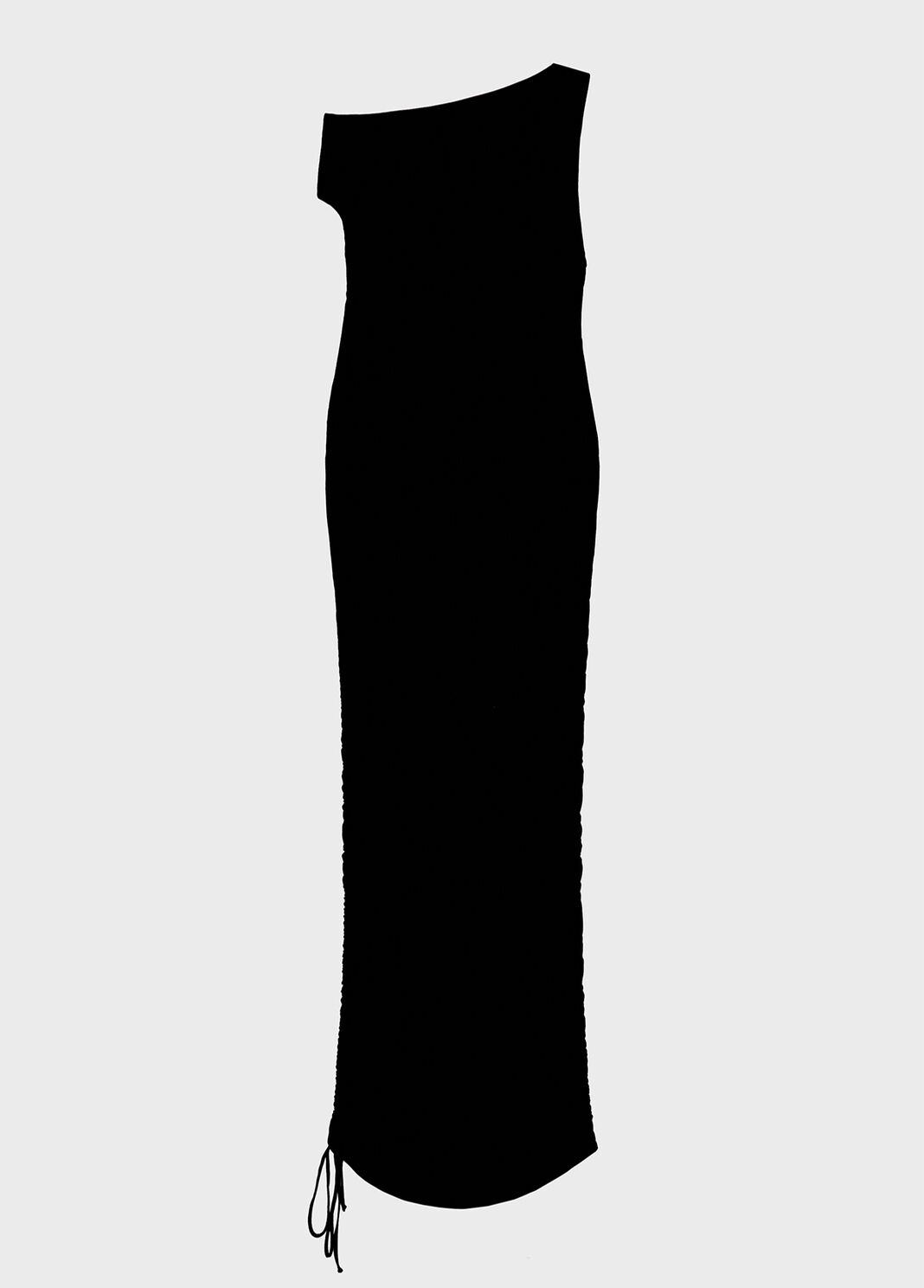 Langes Jersey-Kleid mit Drapierung  Blumarine - large image number 4