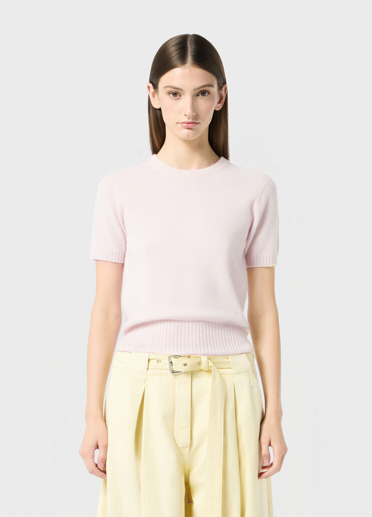 Kurz&auml;rmeliger Kaschmirpullover  Blumarine - medium