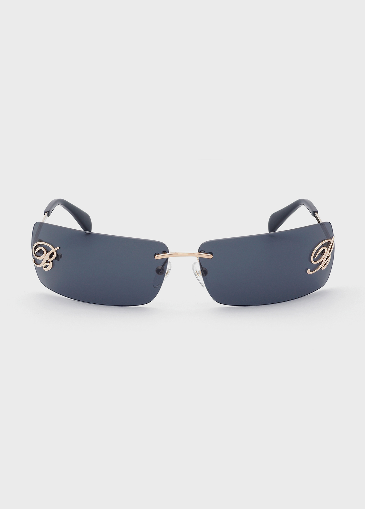 Blumarine Sunglasses B Monogram in Black Sunglasses Blumarine Black in Other - 39655840 main image 3
