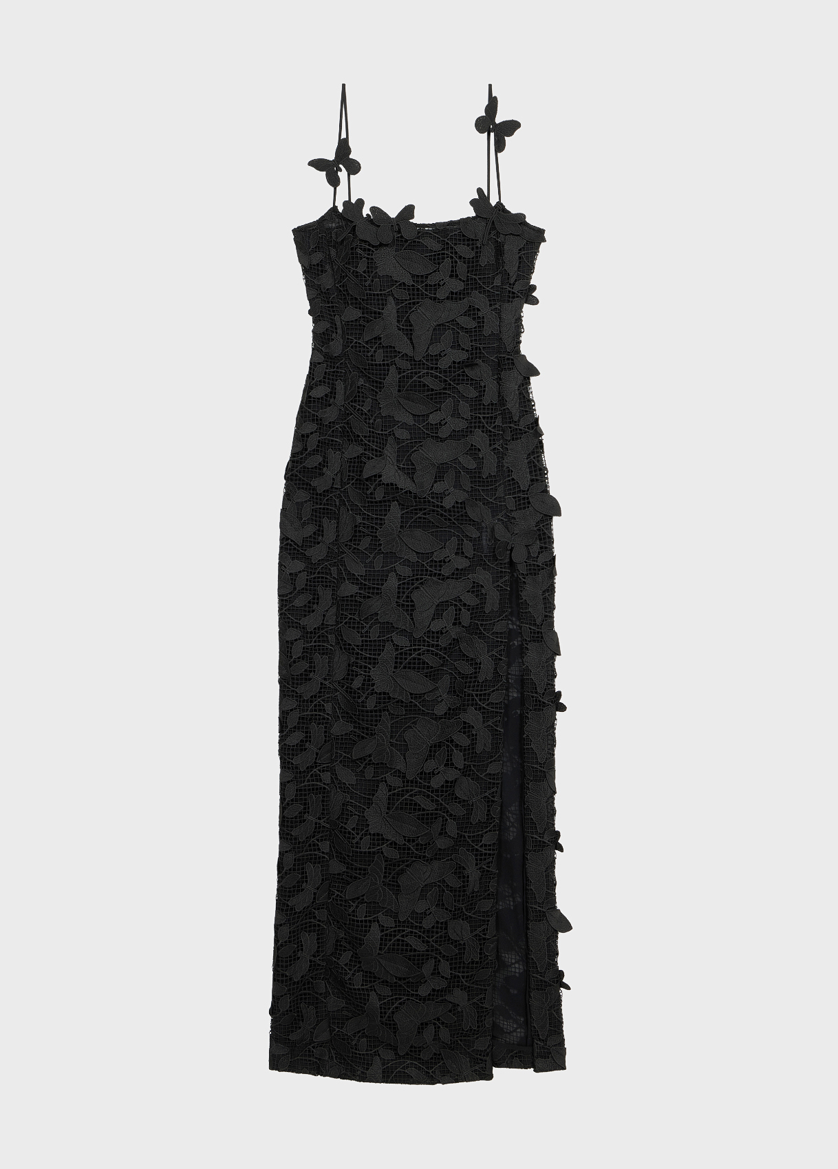 Long dress in macram lace Long dress in macram lace