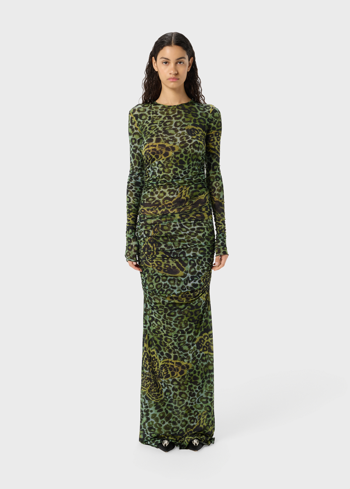 blumarine printed maxi dress BLUMARINE