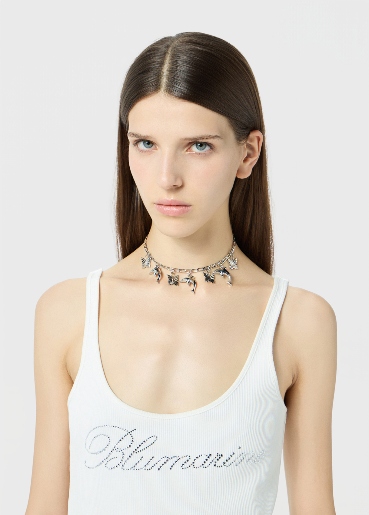 Metal choker with charms - Blumarine