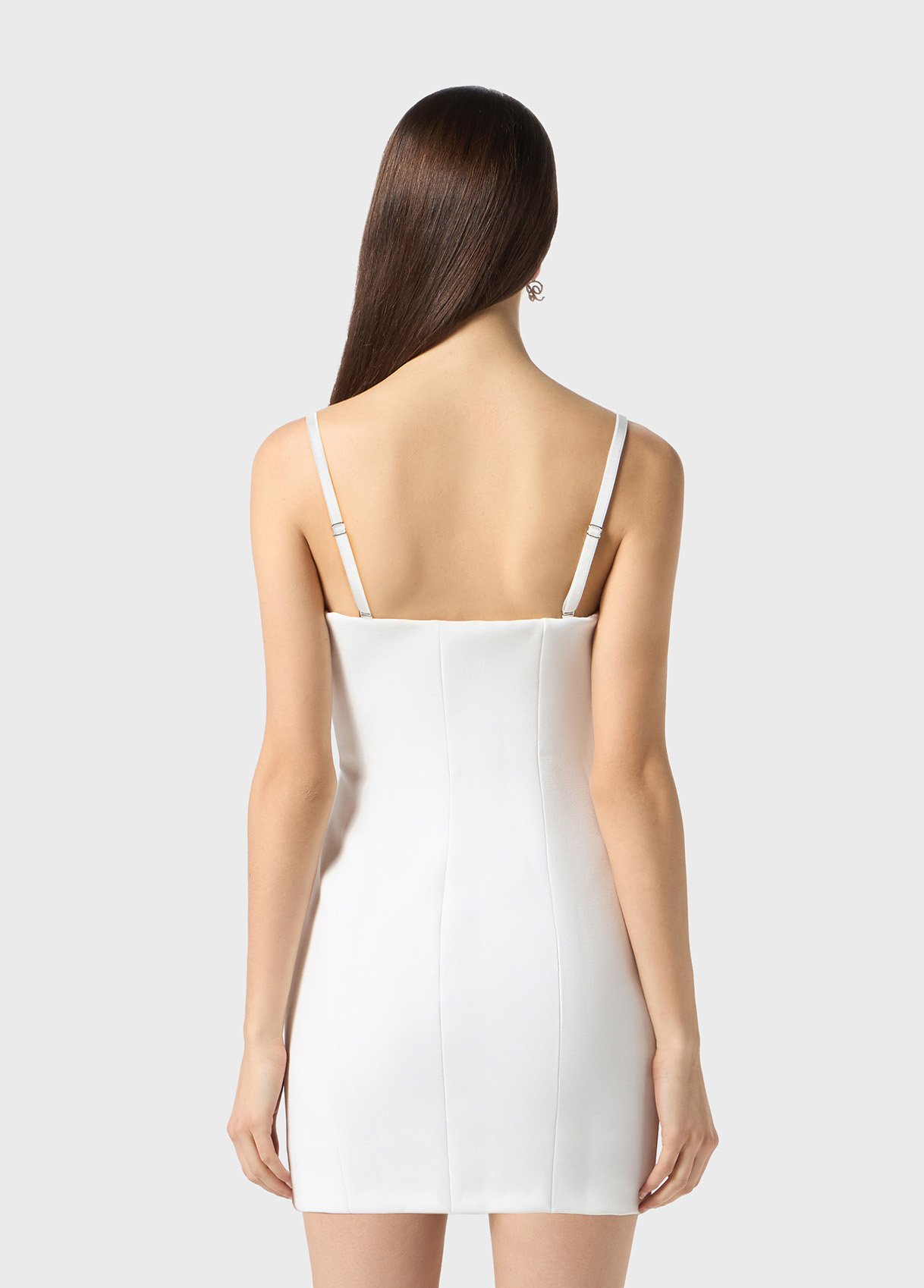 Mini dress with metal logo - Blumarine