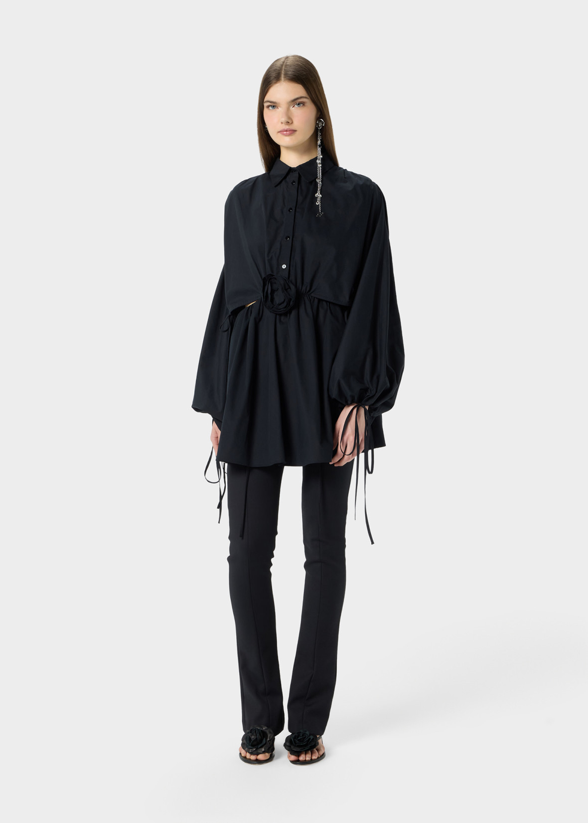 Ameri（アメリ）の「VOLUME HEM COTTON COLOR DRESS（ワンピース