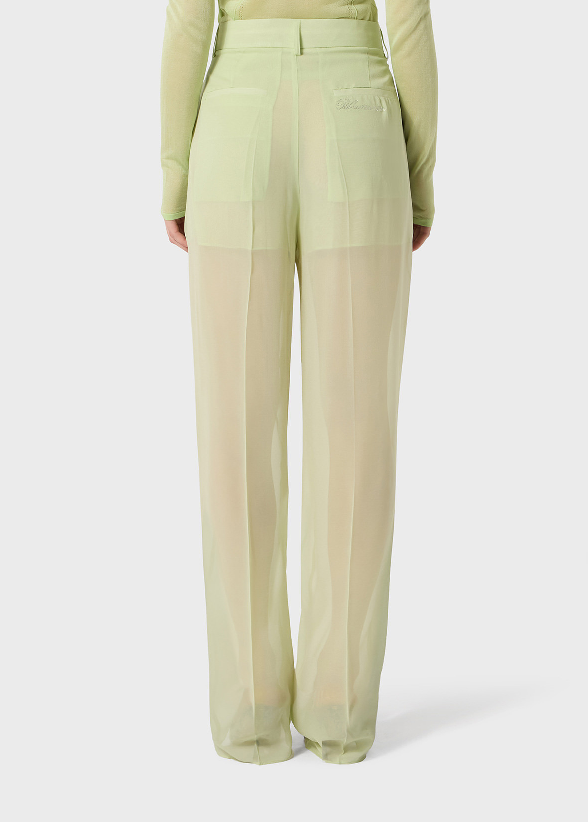 【関税&送料込】Blumarine Trousers Blue Cargo Jeans in Blue Stone-Washed Denim – SVRN