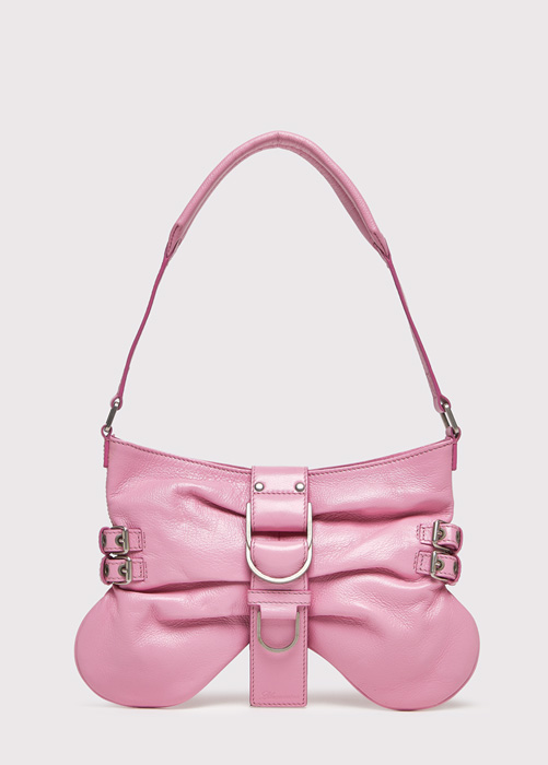 BLUMARINE LARGE-SIZE BUTTERFLY BAG WITH BUCKLE