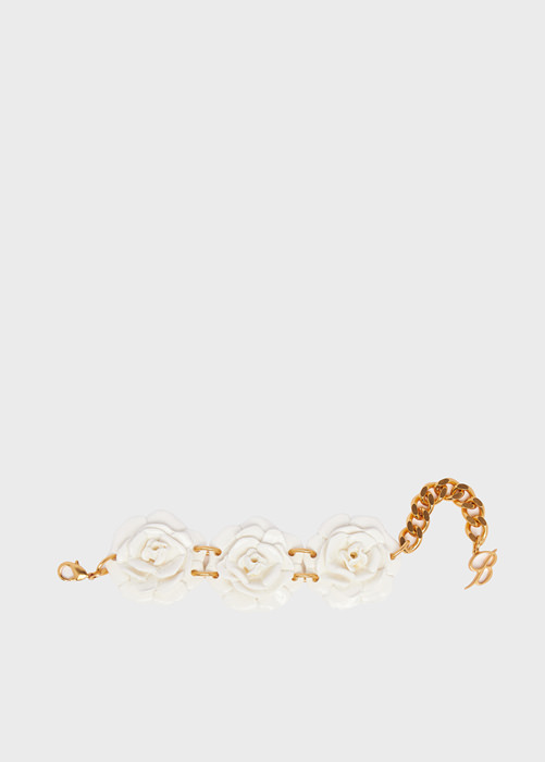 BLUMARINE Bracelet with resin roses