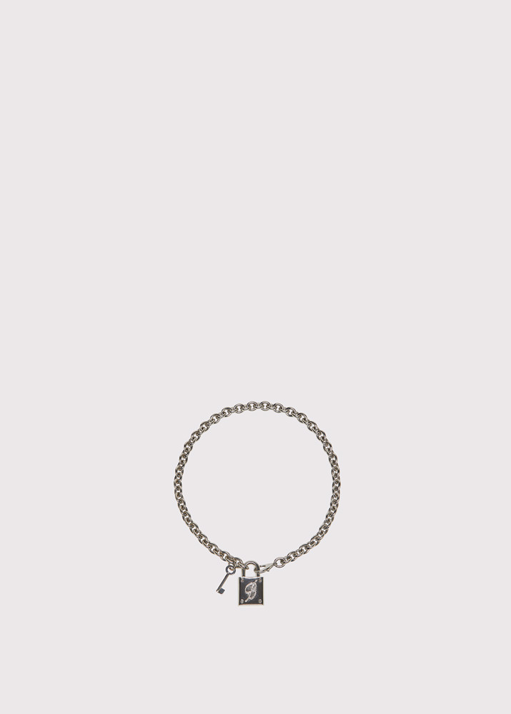 BLUMARINE Padlock chain necklace