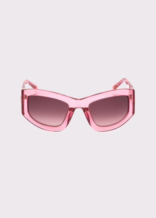 BLUMARINE: ACETATE SUNGLASSES WITH A BOLDLY THICK FRAME
