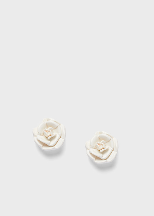 BLUMARINE Earrings with resin rose