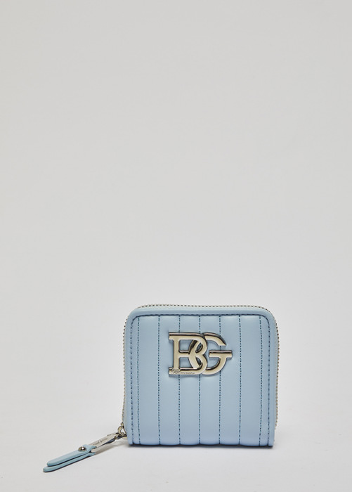 BLUGIRL: SMALL SIZE MATELASSE WALLET WITH LOGO