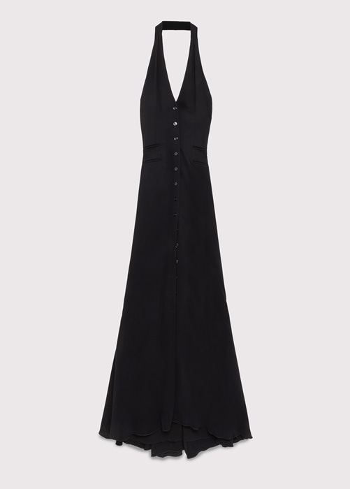 BLUMARINE Long Cady dress with buttons