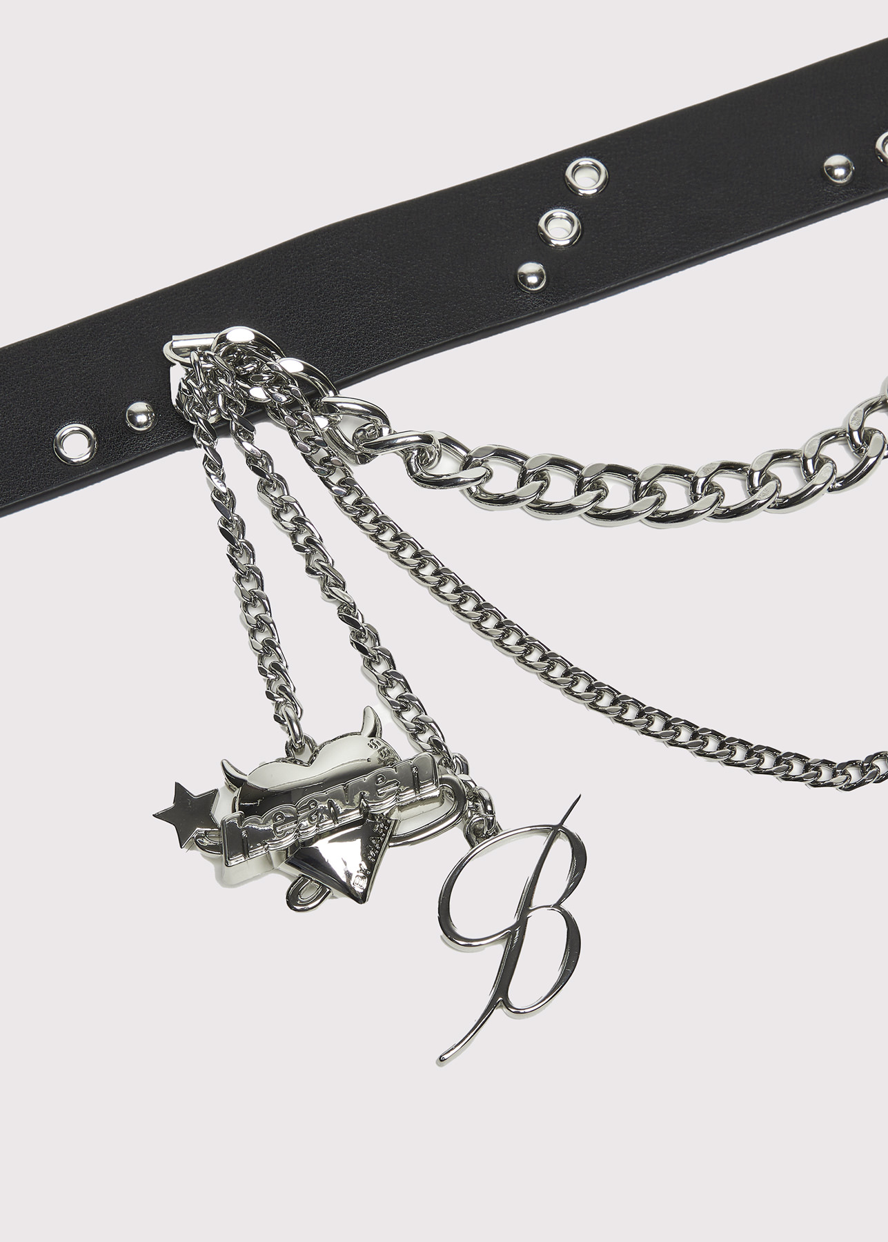Blumarine Logo Chain Belt